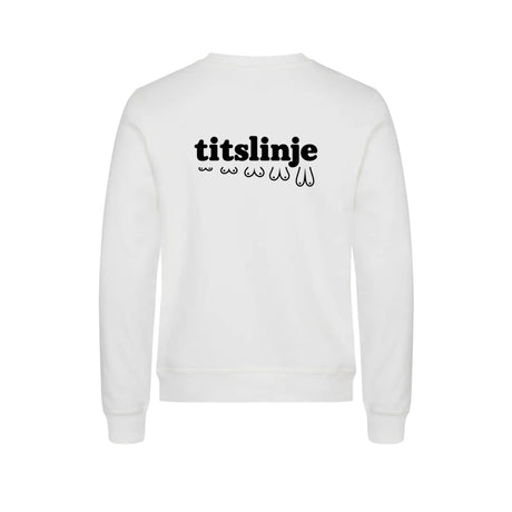 Titslinje Genser – Hvit – bak