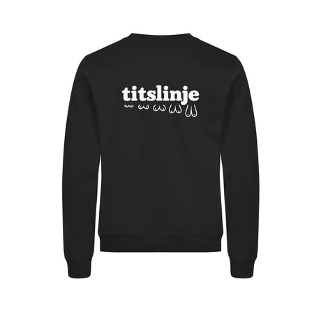 Titslinje Genser – Sort – bak