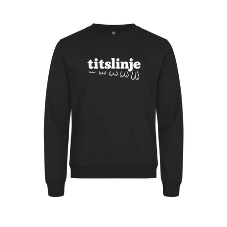 Titslinje Genser – Sort – foran