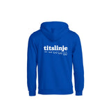 Titslinje Hettegenser – Blå – bak