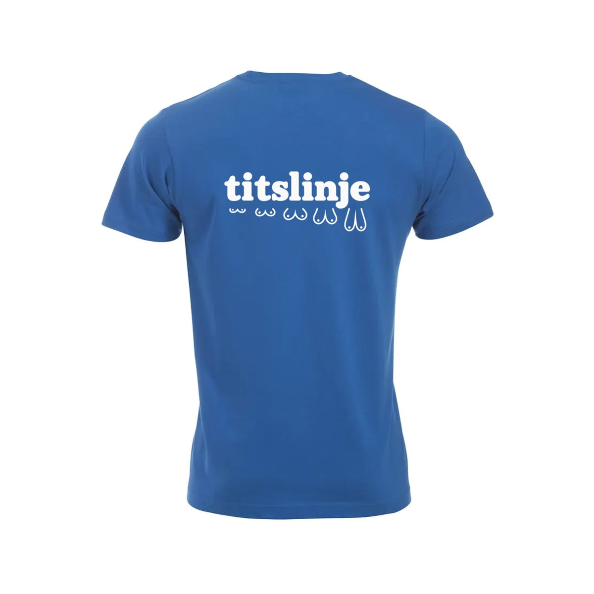 Titslinje T-skjorte – Blå – bak