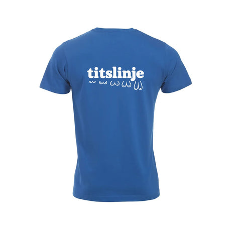 Titslinje T-skjorte – Blå – bak