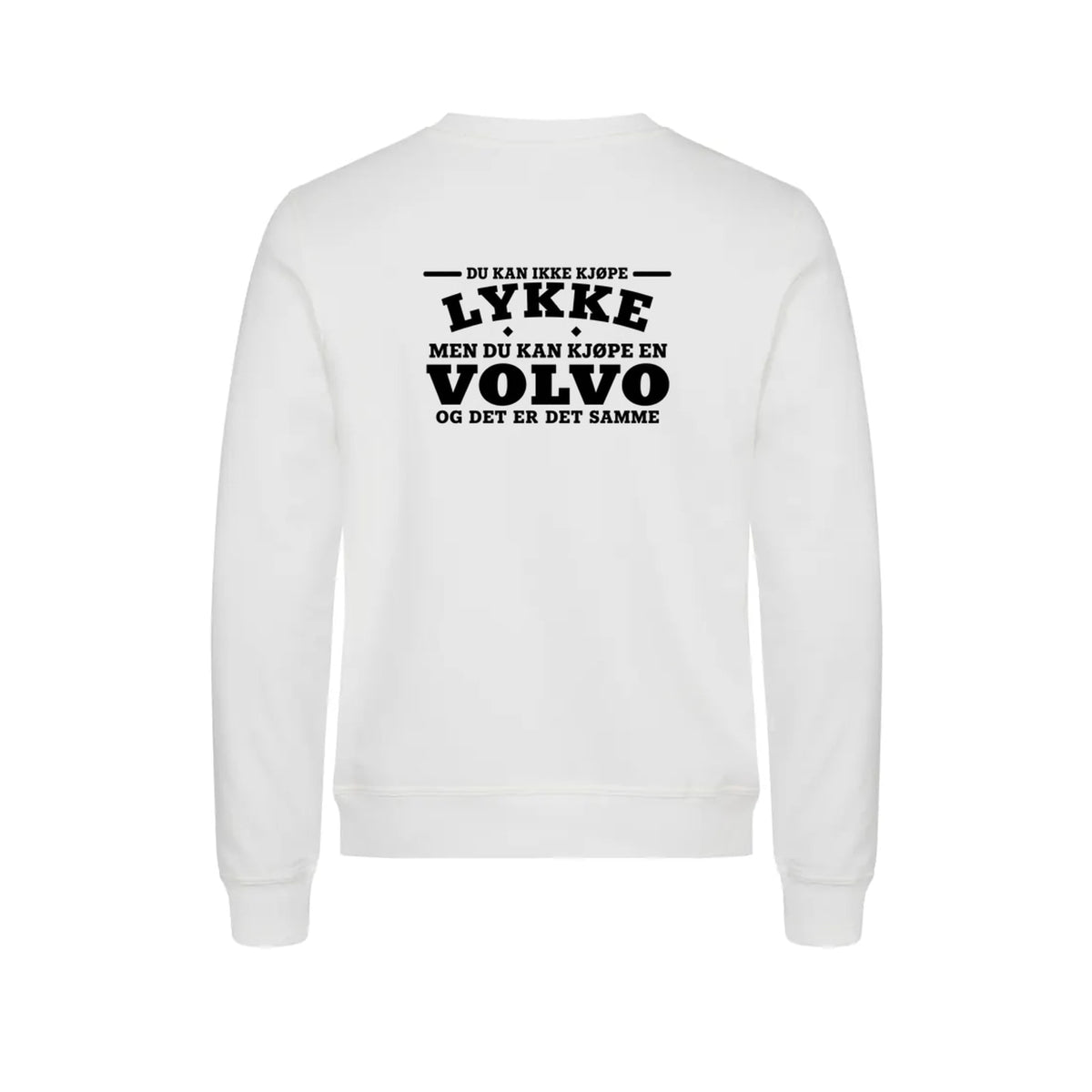Volvo-lykke Genser – Hvit – bak