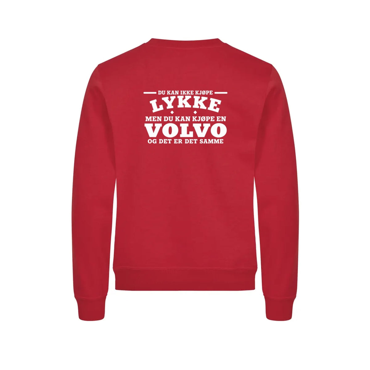 Volvo-lykke Genser – Rød – bak