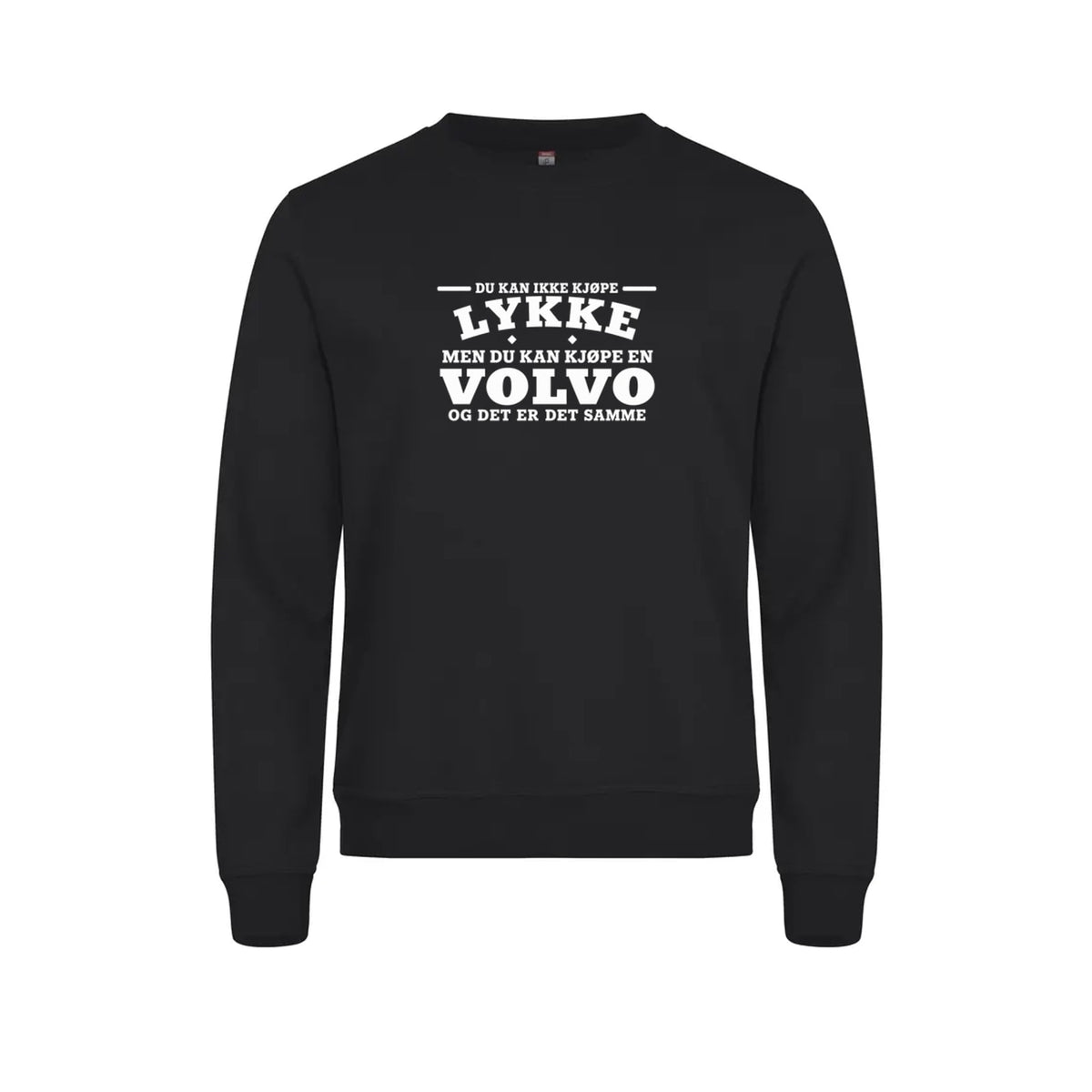 Volvo-lykke Genser – Sort – foran