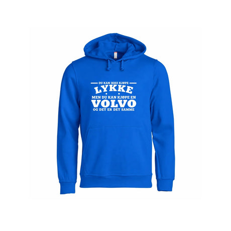Volvo-lykke Hettegenser – Blå – foran