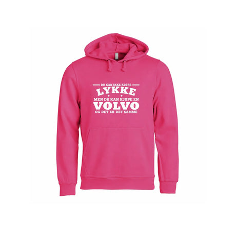 Volvo-lykke Hettegenser – Rosa – foran