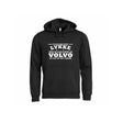 Volvo-lykke Hettegenser – Sort – foran
