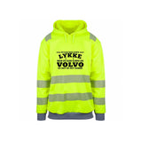 Volvo-lykke Reflekshoodie – Safety Gul – foran
