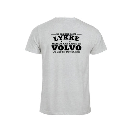 Volvo-lykke T-skjorte – Aske – bak