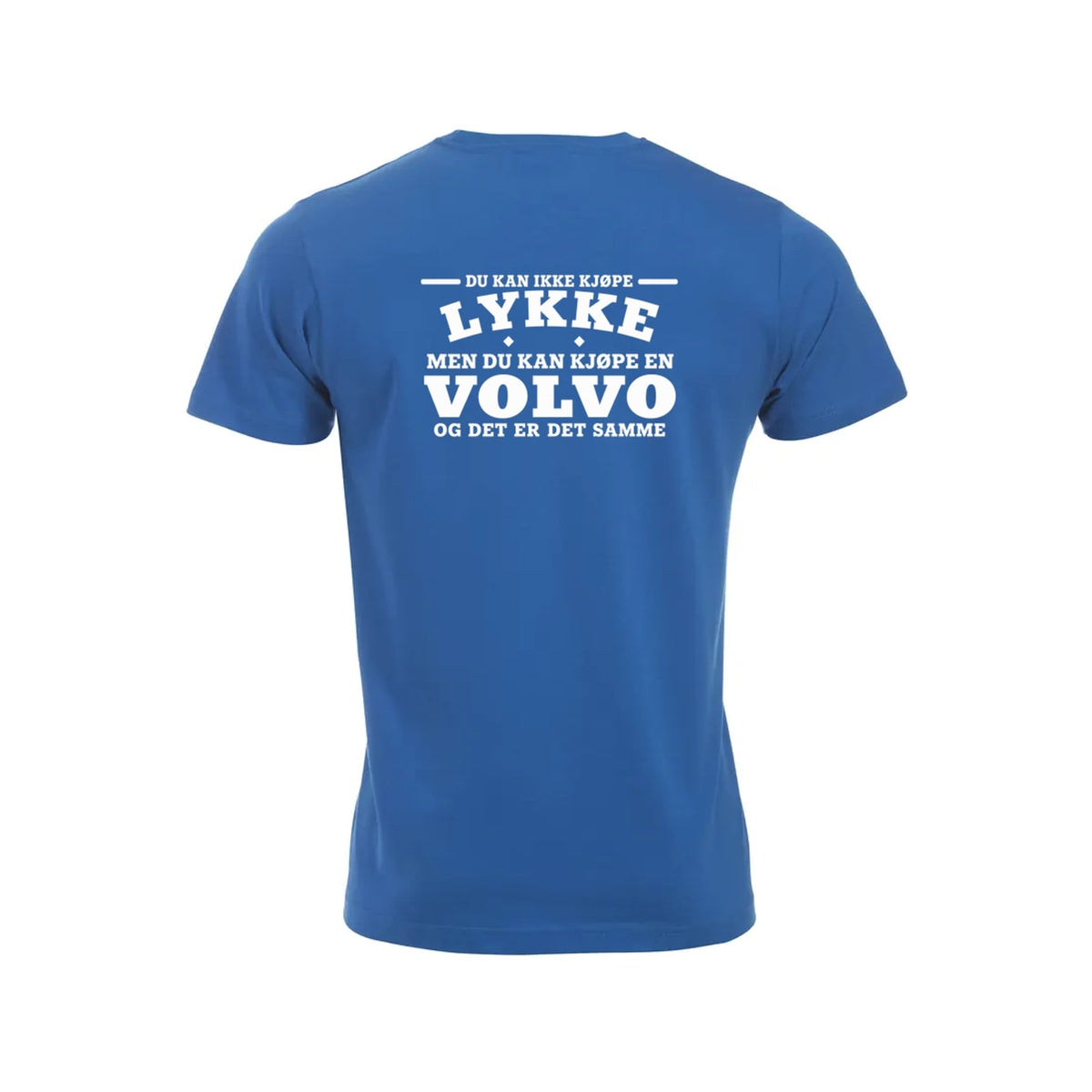 Volvo-lykke T-skjorte – Blå – bak