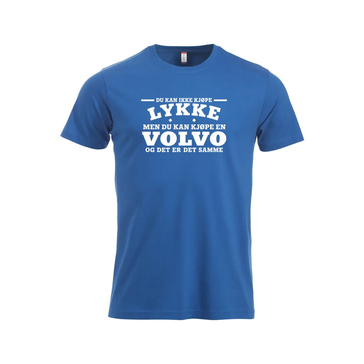 Volvo-lykke T-skjorte – Blå – foran