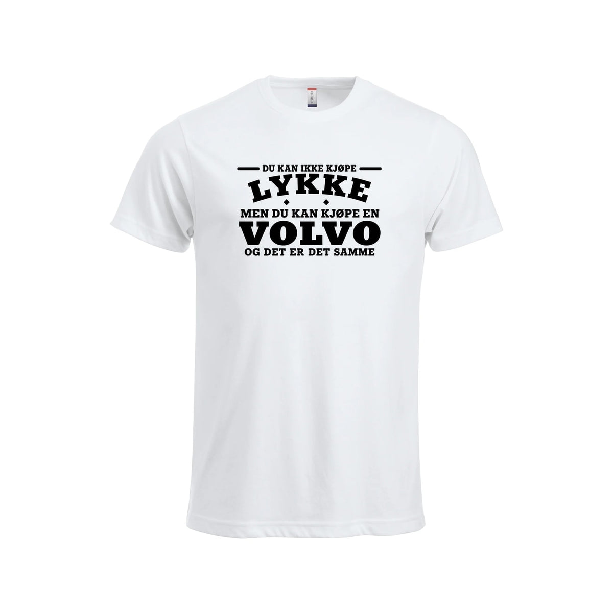 Volvo-lykke T-skjorte – Hvit – foran