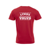 Volvo-lykke T-skjorte – Rød – bak
