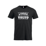 Volvo-lykke T-skjorte – Sort – foran