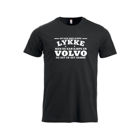Volvo-lykke T-skjorte – Sort – foran